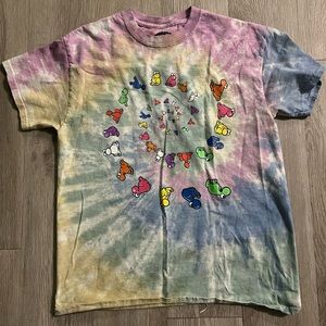 Rainbow Tye-Dye Nerds T shirt